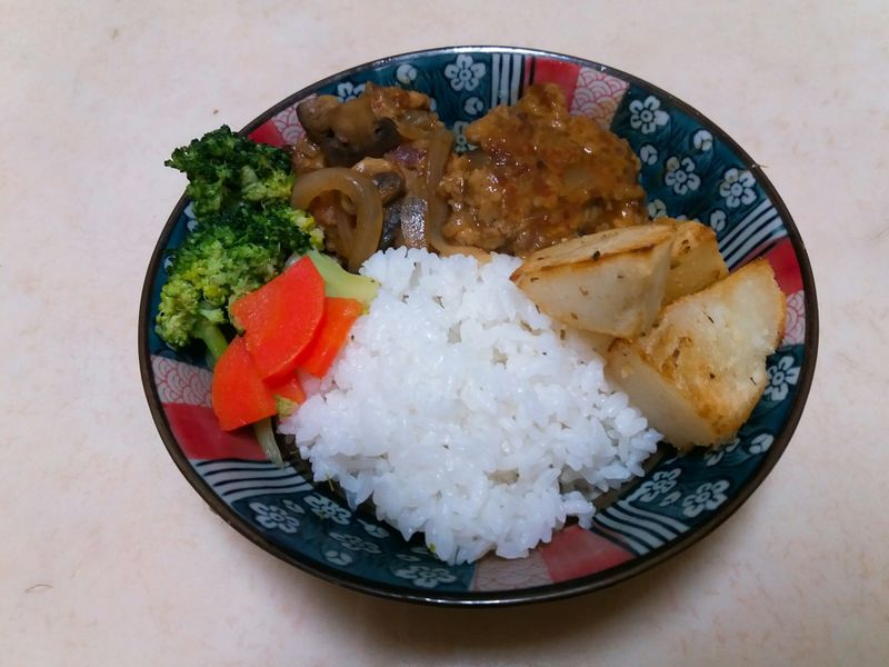 咖哩漢堡排