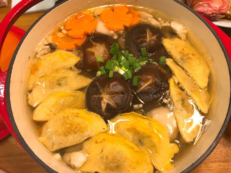 《過年應景-黃金蛋餃》