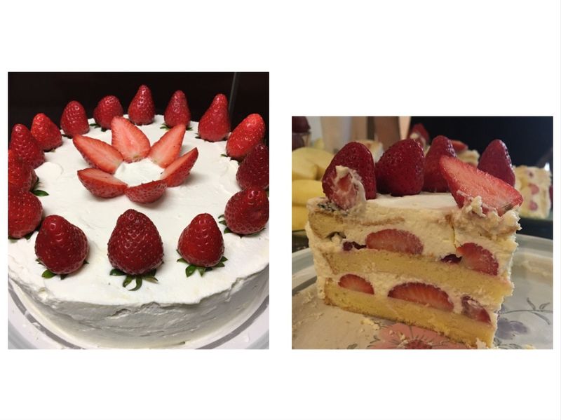 草莓🍓鮮奶油蛋糕🍰🎂