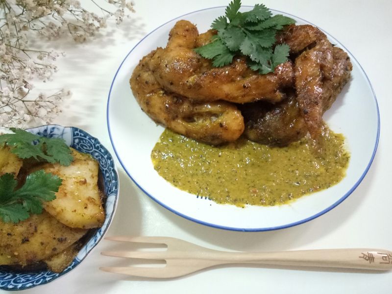沙嗲醬烤雞翅
