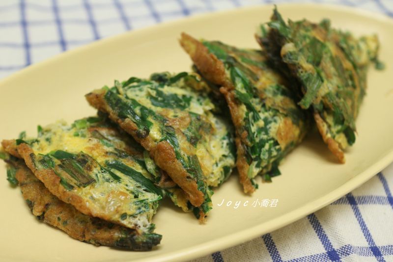 簡單蛋料理~蝦皮韭菜煎蛋(便當菜ok)