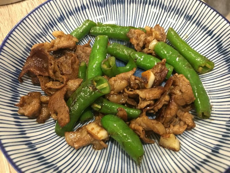 青辣椒炒牛肉