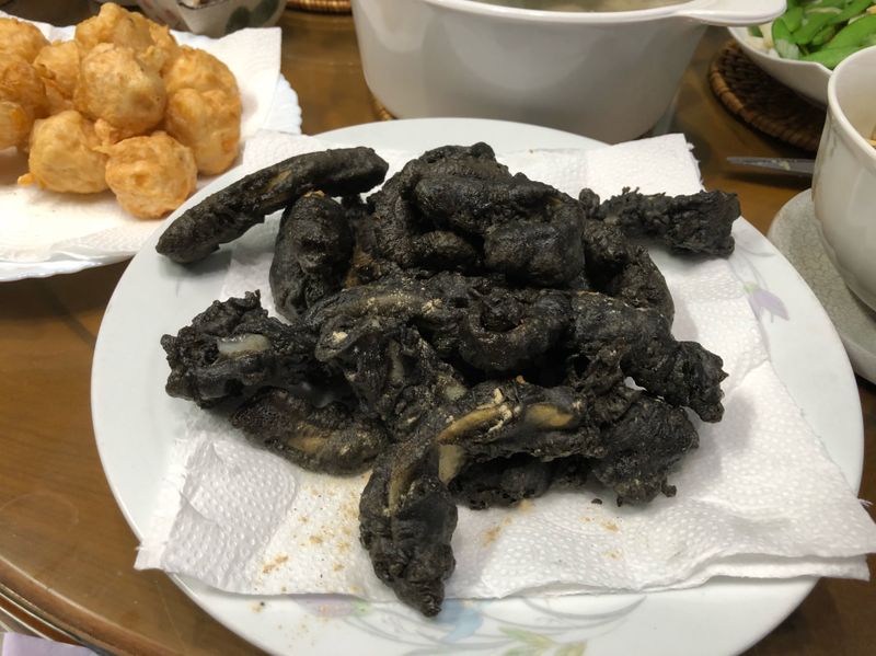 墨汁炸墨魚