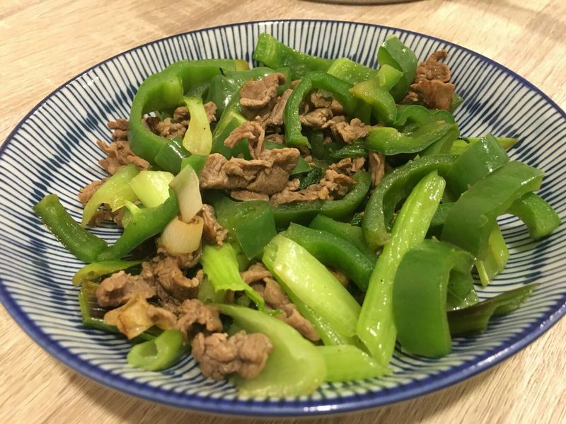 青椒炒牛肉