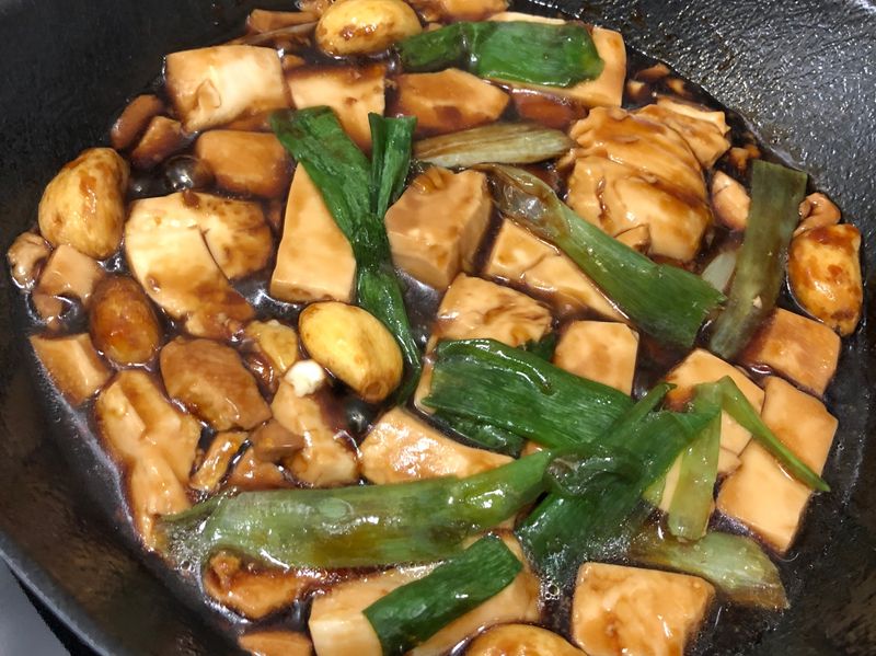 三杯嫩豆腐