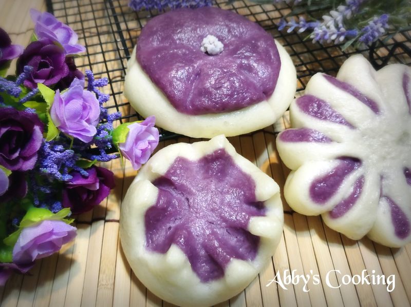 花(紫薯)饅頭