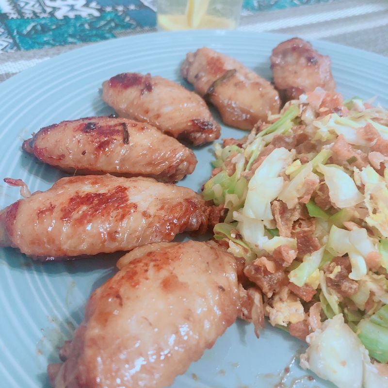 烤蜂蜜蒜味雞翅