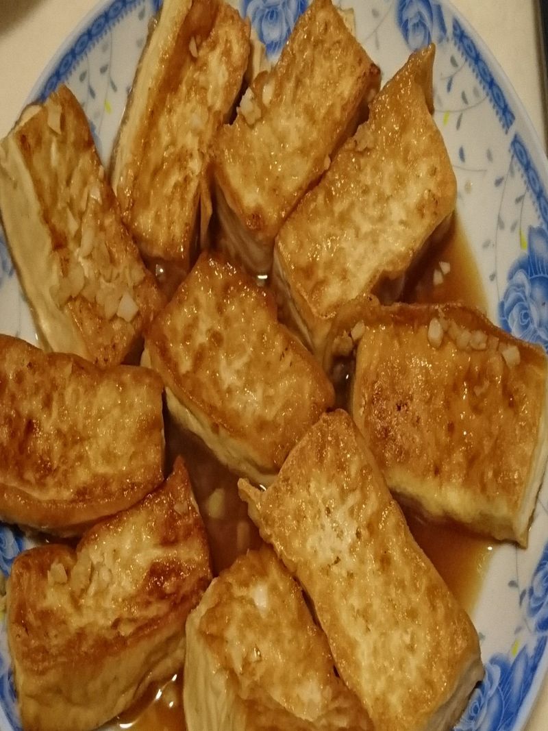 蒜香醬燒豆腐---$20