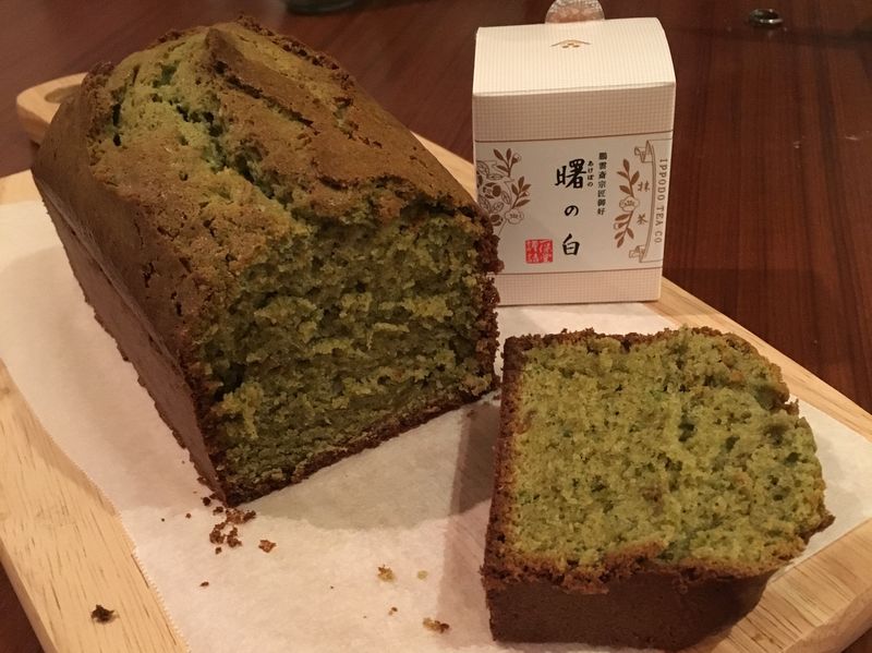 柚香抹茶(磅蛋糕與海綿蛋糕間的口感)
