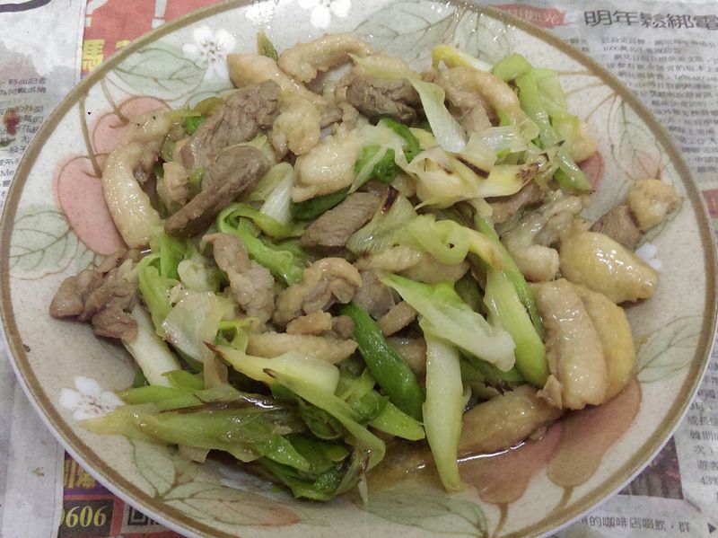 ¥ 蒜香鴨肉 ¥