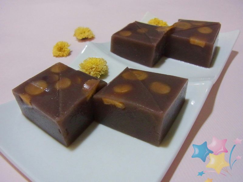 【韓式】人蔘豆沙羊羹