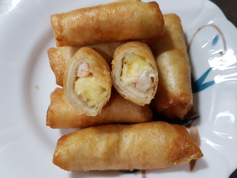 香蕉蝦捲
