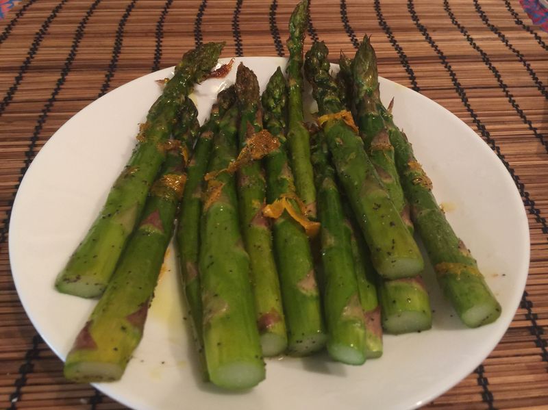 烤蘆筍
