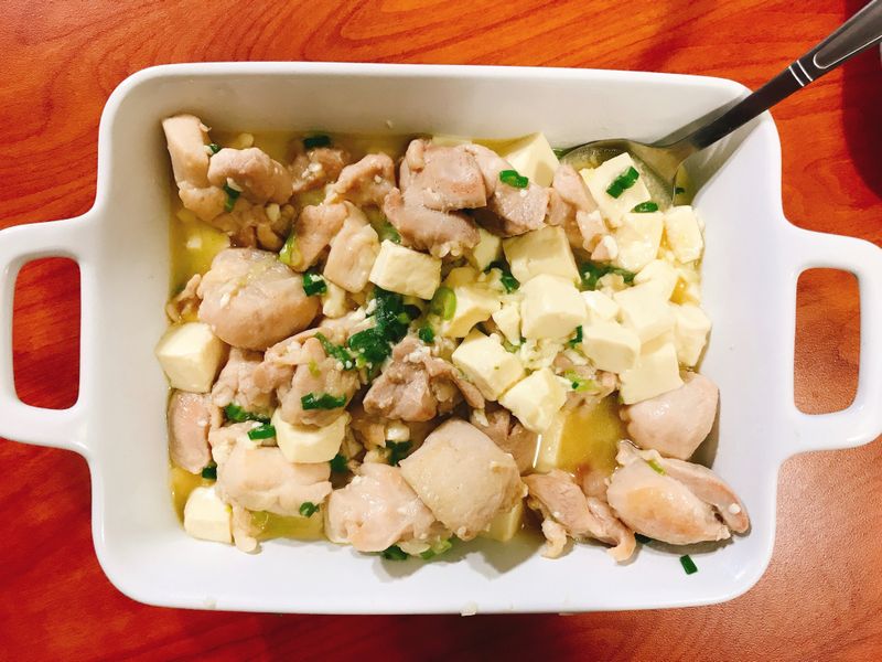 蔥鹽豆腐雞