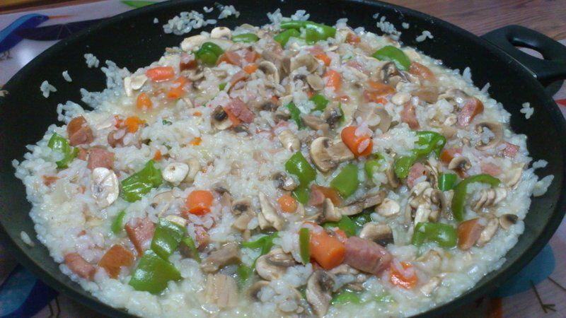 雞湯燉飯 (兩人份)