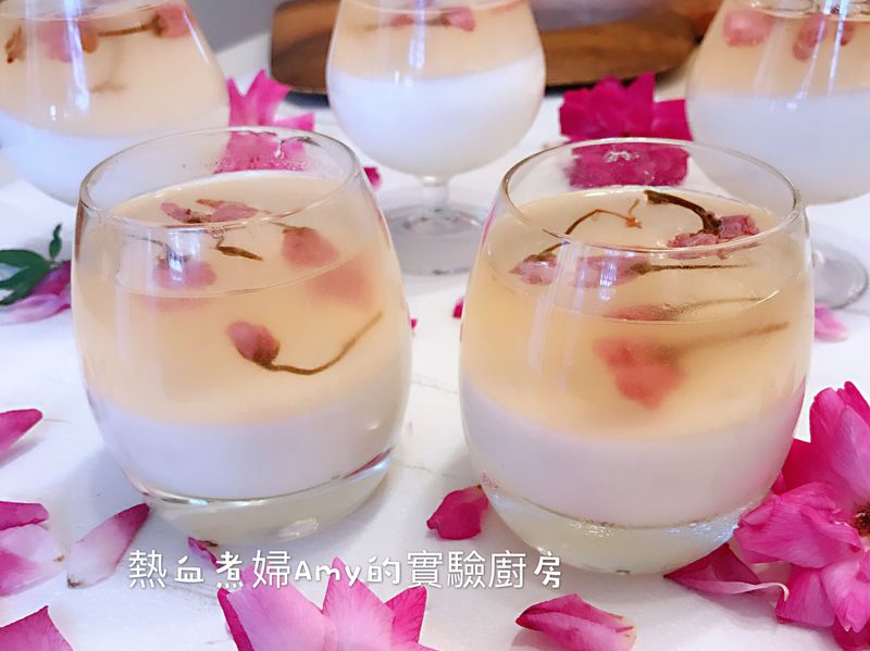 👩🍳櫻花杏仁豆腐凍