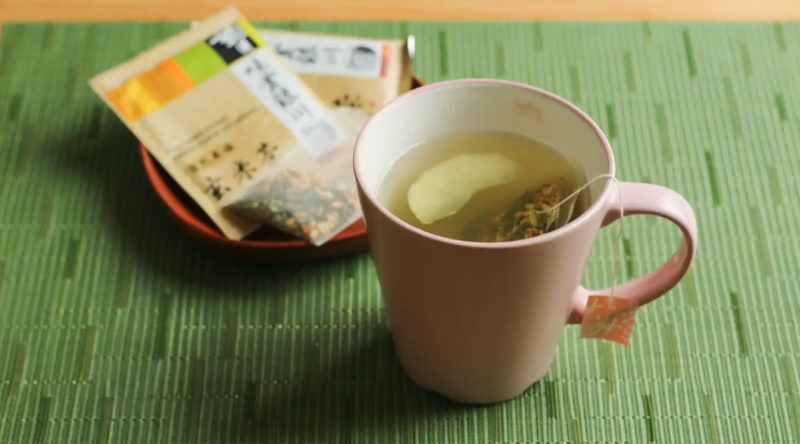 蘋果玄米茶