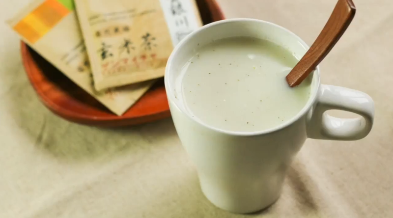 有機玄米奶茶