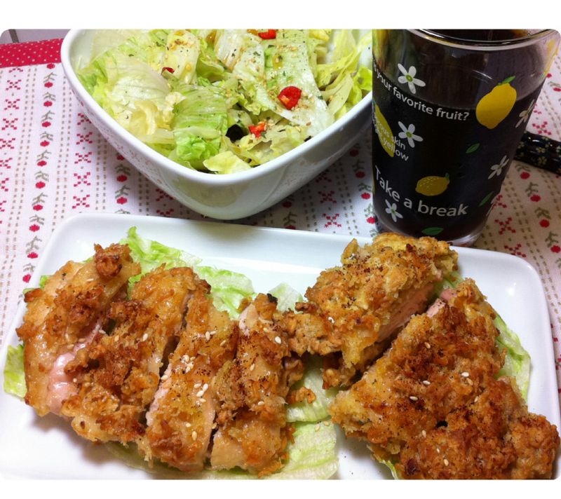 15分鐘上菜-雞排&和風沙拉
