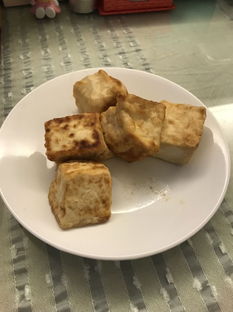 香煎嫩豆腐