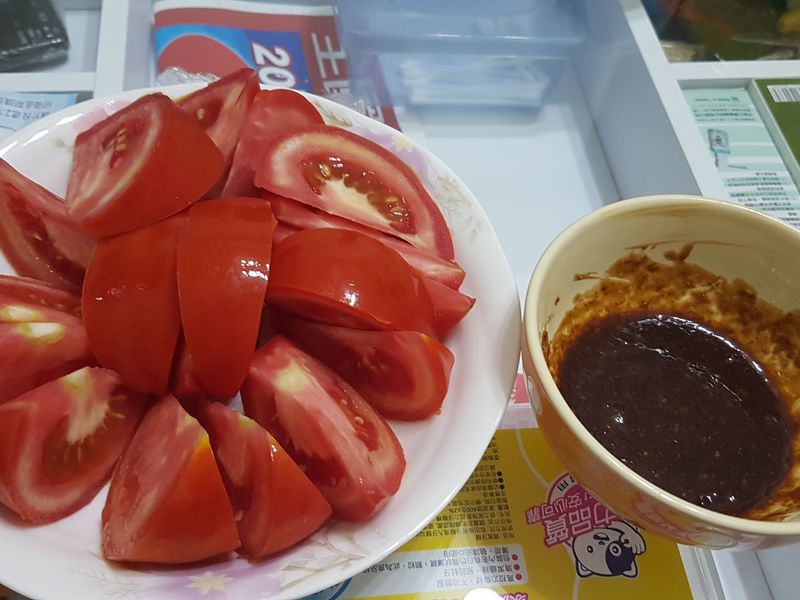 蕃茄沾油膏