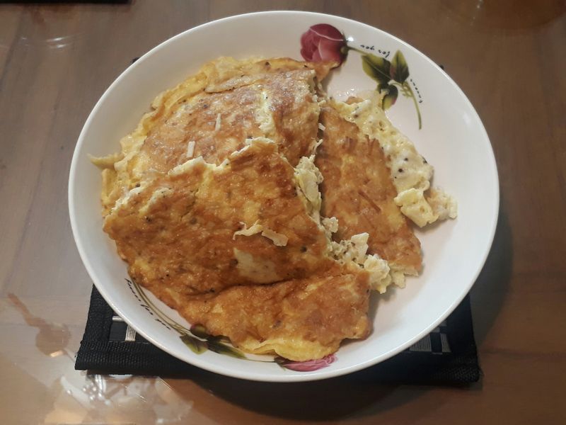 金針菇煎蛋
