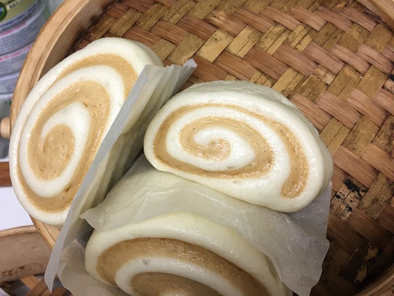 黑糖雙色饅頭