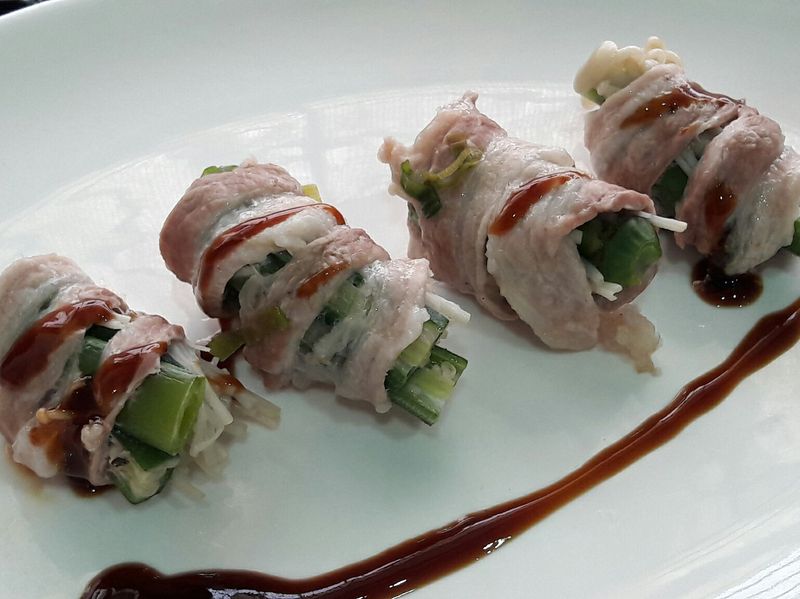 秋葵金菇豬肉捲~ 低卡清蒸減重輕食餐