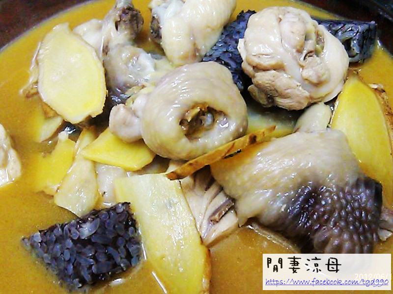 米血麻油雞湯