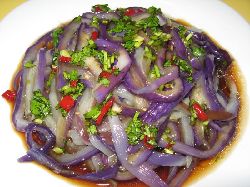 涼拌茄子麵