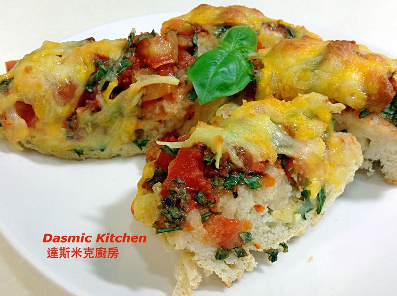 蔬食麵包比薩 ~附『實作影片』~