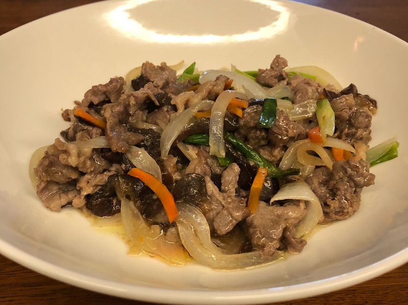 木耳炒肉片