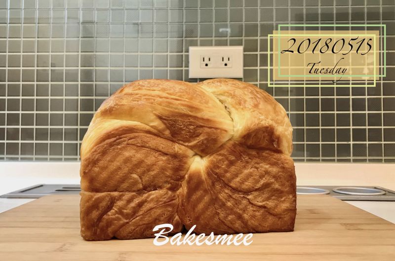 室溫31°C做出柔軟的【丹麥吐司】!