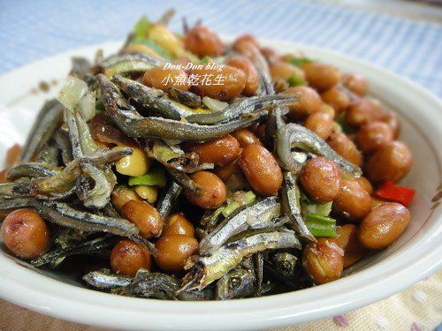 小魚乾花生