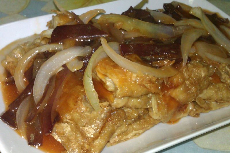 茄汁豆包