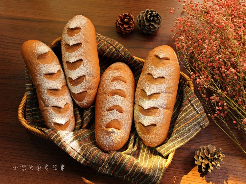 可可牛奶餐包