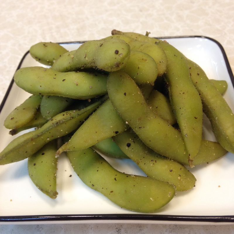 煮毛豆