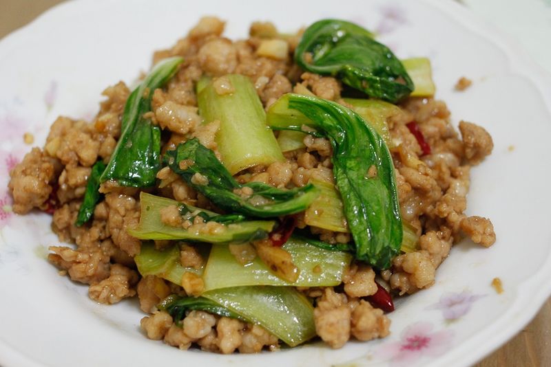 肉燥青江菜