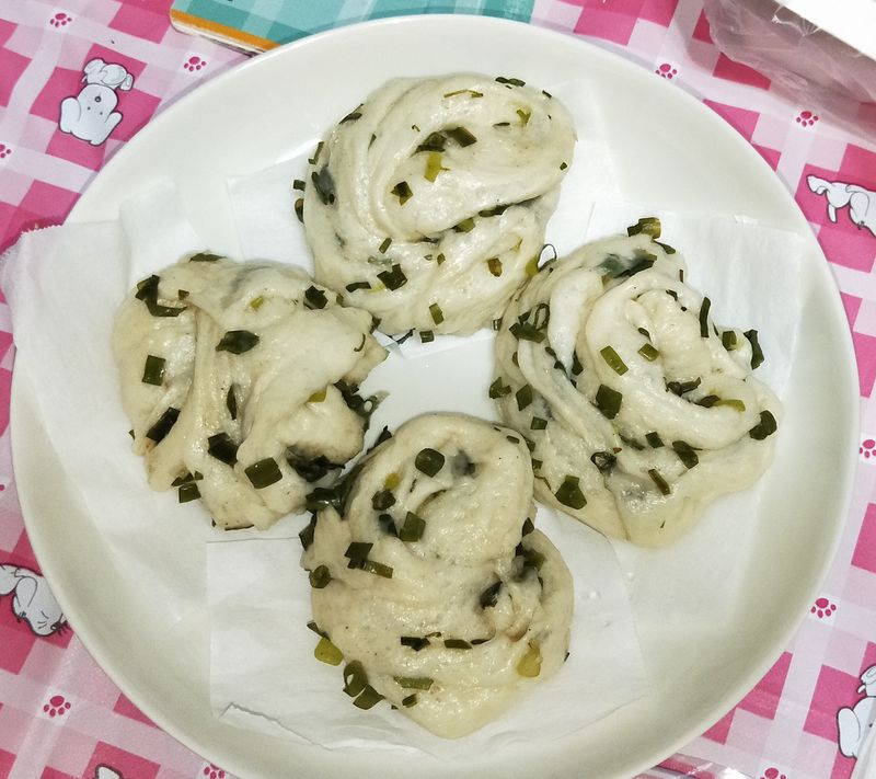 蔥花捲--好吃的中式點心