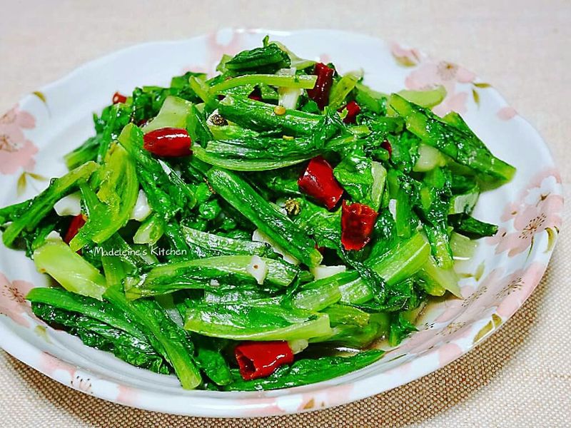 熗炒油麥菜