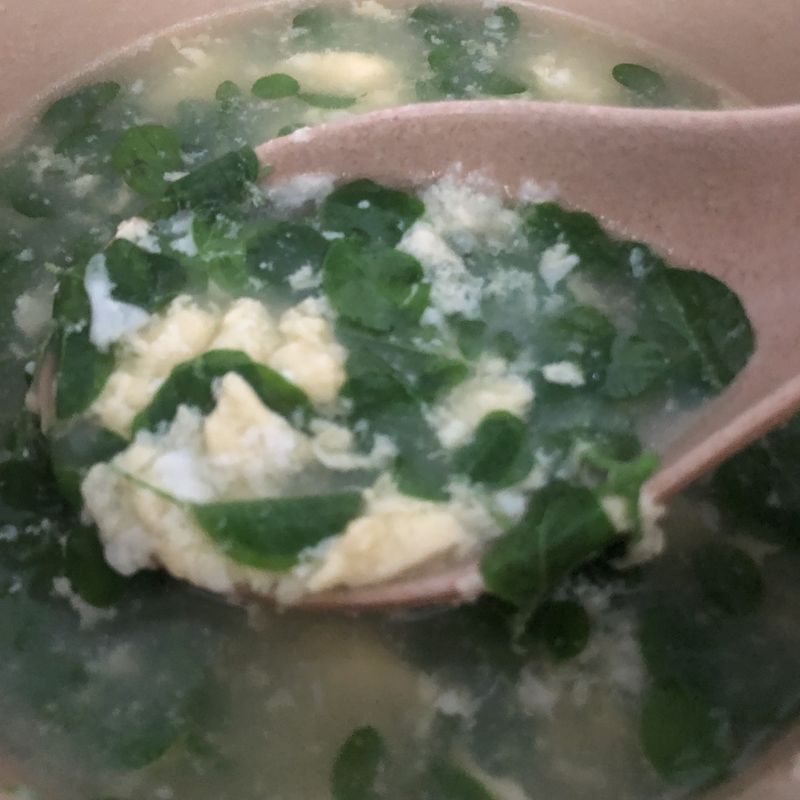 辣木葉蛋花湯
