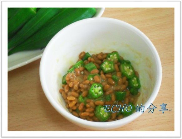 熱夏逃離廚房的簡單不敗料理-秋葵涼拌納豆