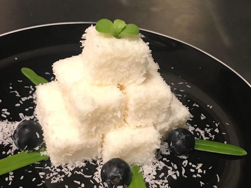 椰香雪花糕