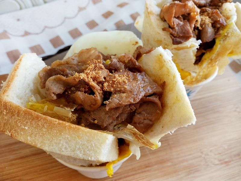 潤餅風 蛋煎吐司捲