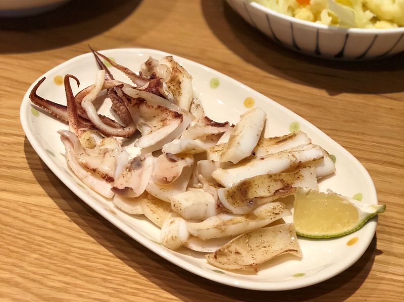 鹽烤花枝