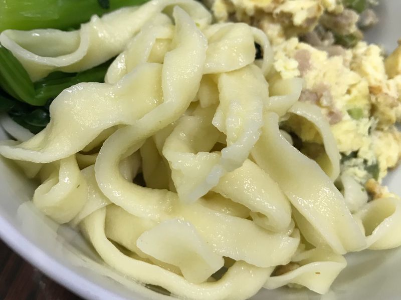 手工麵條:自製雞蛋麵