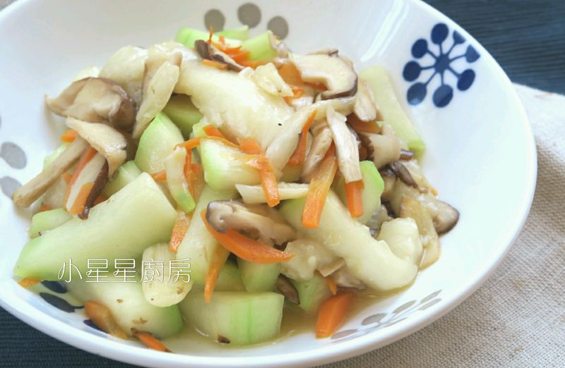 鮮菇炒蒲瓜