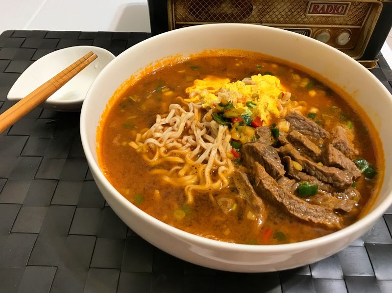 蕃茄蔥燒牛肉麵(紅蘿蔔版)