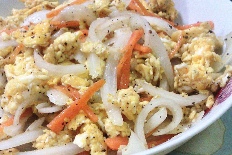 黑胡椒洋蔥炒Eggs