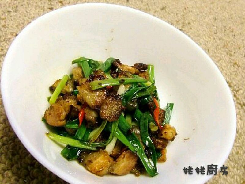 蔥爆豬五花